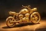 金のバイク